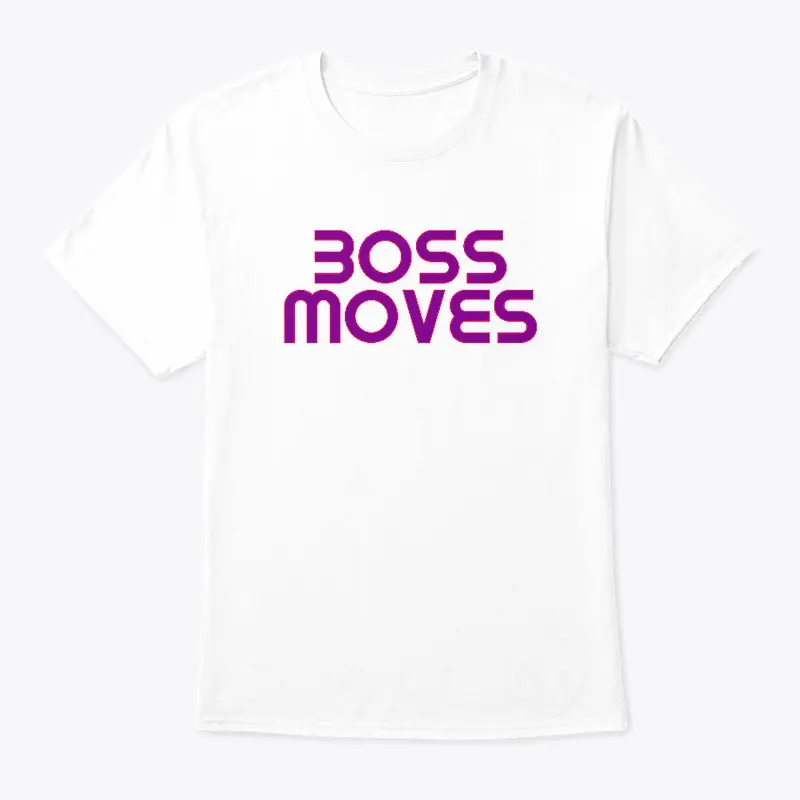 Boss Moves White & Purple T-shirt